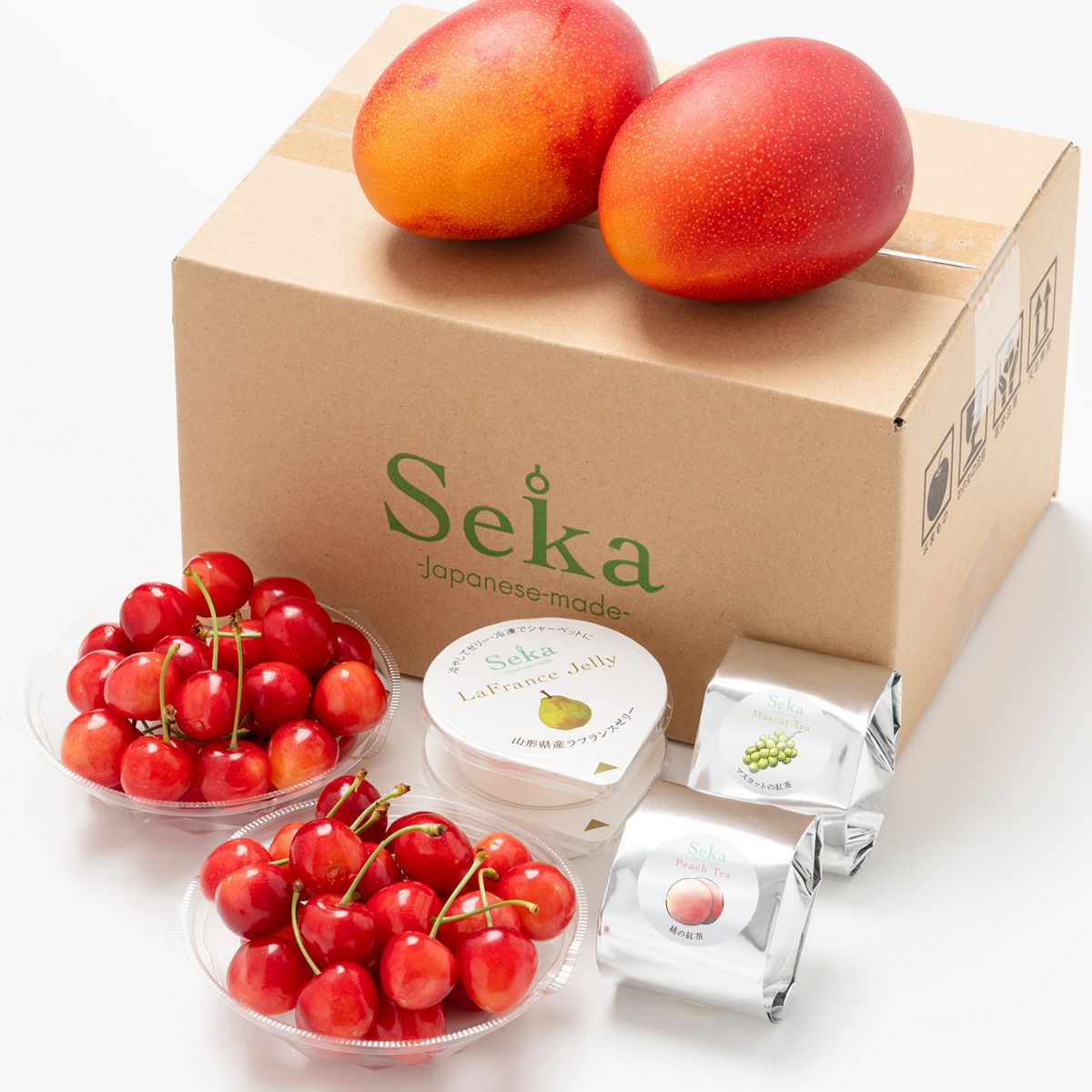 旬のフルーツミニお重セット ｜Seika（せいか）国産フルーツギフト専門店