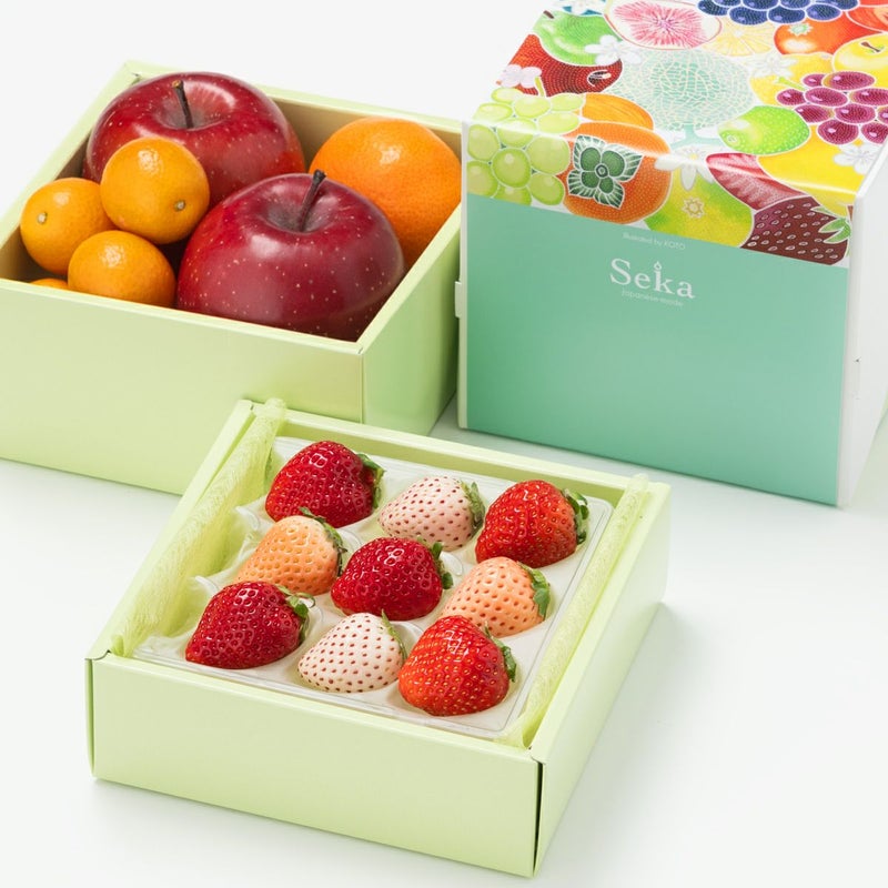 旬の国産プレミアムフルーツのミニお重セット