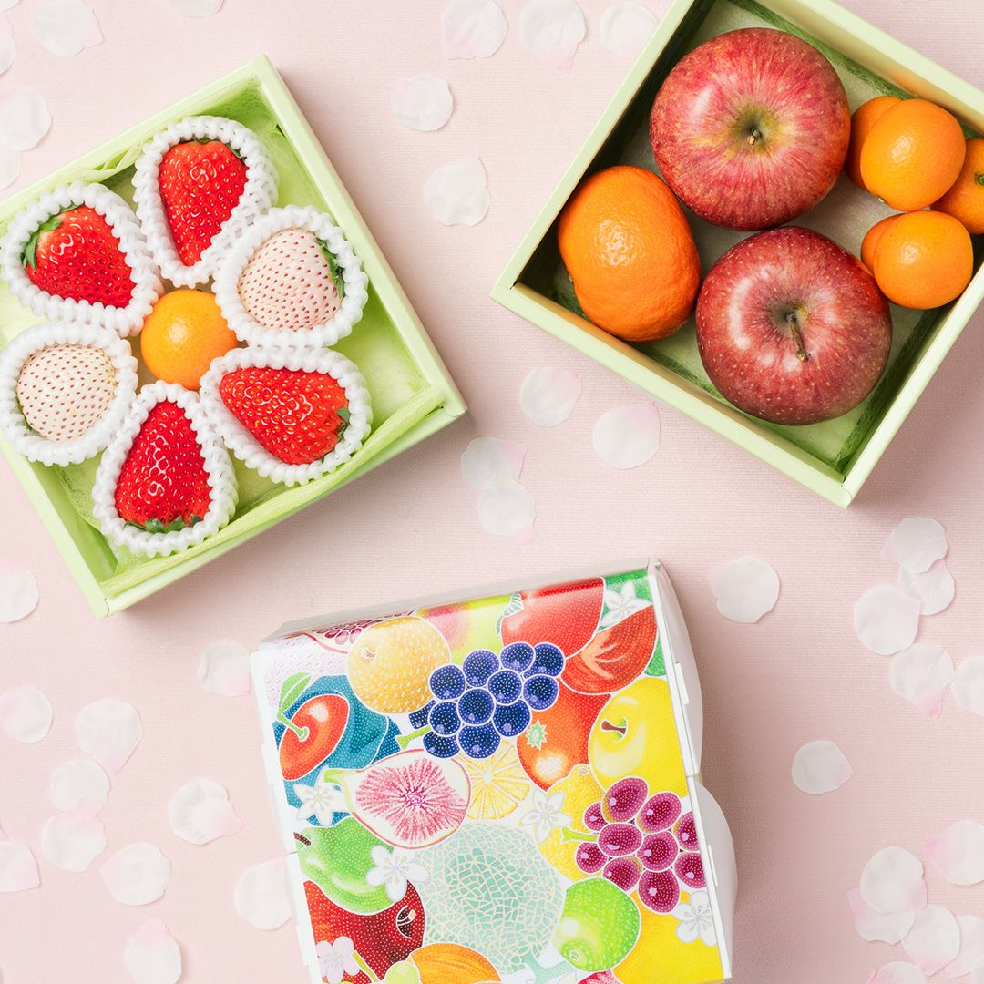 旬の国産フルーツのミニお重セット